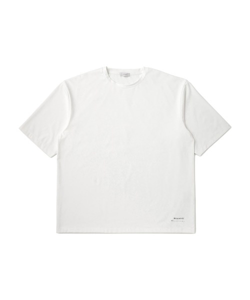j.n.r.d(ジェー・エヌ・アール・ディー)の「ドレープポンチワンポイントTシャツ(Tシャツ/カットソー・メンズ・ブルー系その他2/ホワイト/ブラック・L/M/LL)」の11枚目の写真