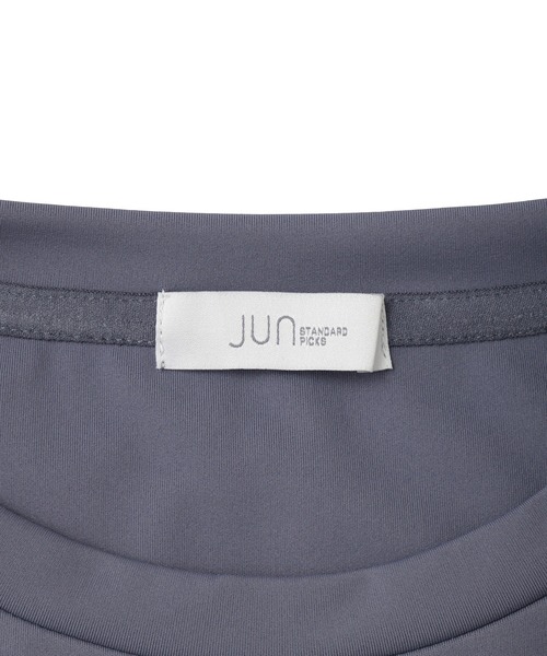 j.n.r.d(ジェー・エヌ・アール・ディー)の「ドレープポンチワンポイントTシャツ(Tシャツ/カットソー・メンズ・ブルー系その他2/ホワイト/ブラック・L/M/LL)」の19枚目の写真