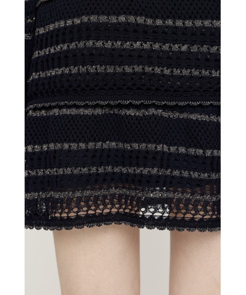SLY(スライ)の「CROCHET KNIT S/OP クロシェニットショートワンピース 秋服(ワンピース・レディース・ブラック/ネイビー・FREE)」の19枚目の写真