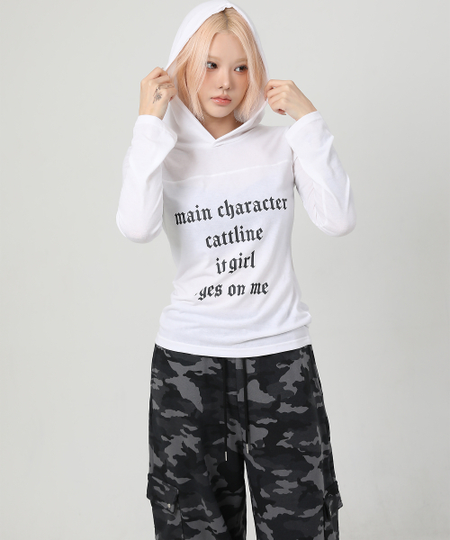 CATTLINE(カトリン)の「ストラップスタッズカーゴパンツ(スウェットパンツ・レディース・チャコール・FREE)」の12枚目の写真