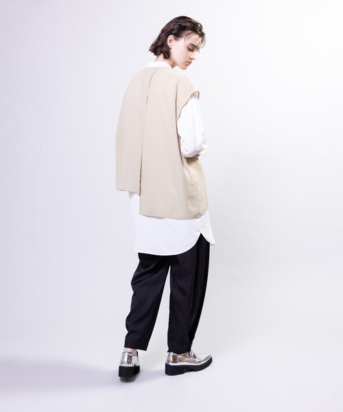 OSMOSIS(オズモーシス)の「ボタンアレンジパンツ(その他パンツ・レディース・グレイッシュベージュ/ブラック/カーキブラウン・ONE SIZE)」の21枚目の写真