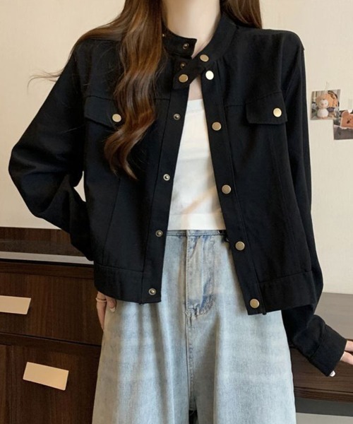 Flugge(フラッジー)の「ノーカラーボタンジャケット(その他アウター・レディース・ブラウン・LARGE/MEDIUM)」の10枚目の写真