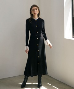 ASSIETTE BUTTON KNIT DRESS（ワンピース）｜EIMY ISTOIRE（エイミー