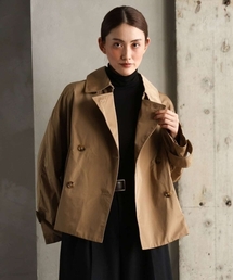 MICHEL KLEIN（ミッシェル・クラン）の「[定番]スタンドカラーショートブルゾン（ピーコート）」