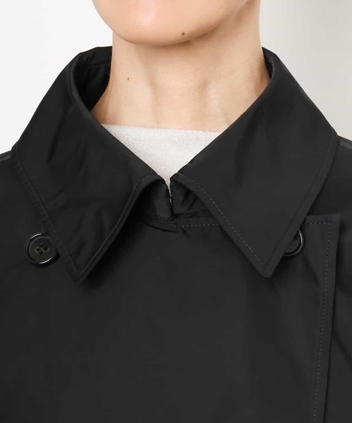 MICHEL KLEIN（ミッシェル・クラン）の「[定番]スタンドカラーショートブルゾン（ピーコート・レディース・ブラック/ベージュ・38）」の18枚目の写真