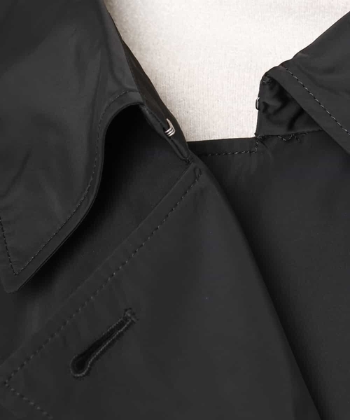 MICHEL KLEIN（ミッシェル・クラン）の「[定番]スタンドカラーショートブルゾン（ピーコート・レディース・ブラック/ベージュ・38）」の22枚目の写真