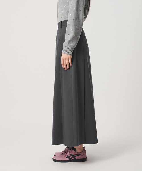 BEAUTY&YOUTH UNITED ARROWS(ビューティーアンドユースユナイテッドアローズ)の「ソリッド&ストライプ ワイドプリーツスカート(スカート・レディース・ダークグレー/ブラック・M/XS/S)」の10枚目の写真