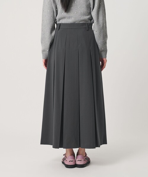 BEAUTY&YOUTH UNITED ARROWS(ビューティーアンドユースユナイテッドアローズ)の「ソリッド&ストライプ ワイドプリーツスカート(スカート・レディース・ダークグレー/ブラック・M/XS/S)」の11枚目の写真