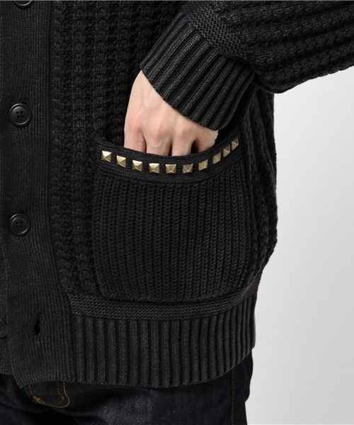 HYSTERIC GLAMOUR（ヒステリックグラマー）の「ORIGINAL BLUES×HYSTERIC ドンキーJK（カーディガン/ボレロ・メンズ・インディゴブルー/ブラック/ダークインディゴブルー・MEDIUM/SMALL/LARGE）」の8枚目の写真