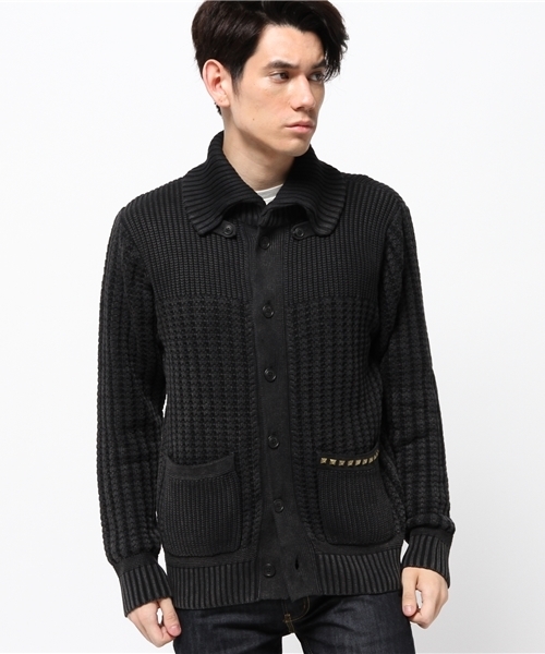 HYSTERIC GLAMOUR（ヒステリックグラマー）の「ORIGINAL BLUES×HYSTERIC ドンキーJK（カーディガン/ボレロ・メンズ・インディゴブルー/ブラック/ダークインディゴブルー・MEDIUM/SMALL/LARGE）」の13枚目の写真