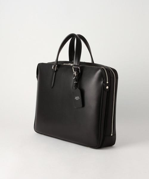 Green label relaxing ブラック　ビジネスバッグ　新品　牛革 UNITED ARROWS green label relaxing｜エンボス レザー ブリーフ