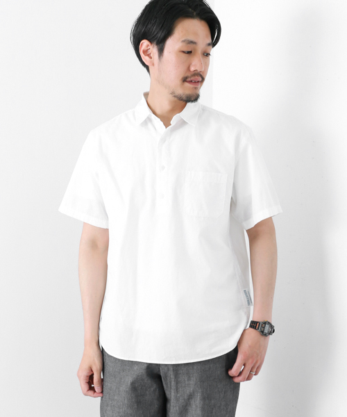 Urban Research Doors Mens アーバンリサーチ ドアーズ メンズ の Fork Spoon プルオーバー半袖シャツ シャツ ブラウス Wear