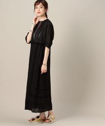 BEAUTY&YOUTH UNITED ARROWS | BY コットンローンレースマキシワンピース(ワンピース)
