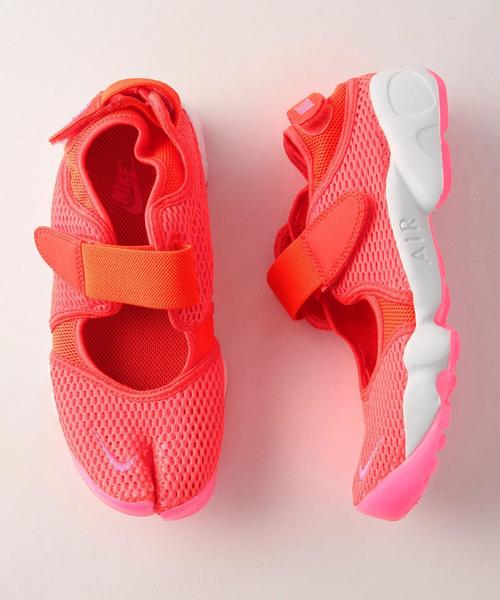 ナイキ　エアリフト ブリーズ　24cm　ブラック/オレンジ　ウィメンズ ナイキ エアリフト ブリーズ 24cm ブラック/オレンジ ウィメンズ