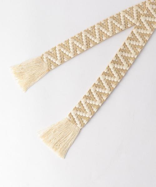 BEAUTY&YOUTH UNITED ARROWS(ビューティーアンドユースユナイテッドアローズ)の「BY ナローベルト ◆(ベルト・レディース・ワインレッド/ブラック/ベージュ・FREE)」の4枚目の写真