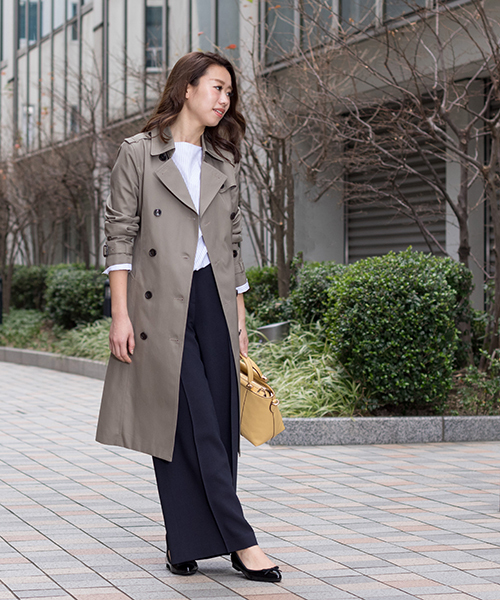 NATURAL BEAUTY BASIC（ナチュラルビューティーベーシック）の「切替ボックスショルダーバッグ（トートバッグ・レディース・イエロー/ネイビー/ブルー/ブルー系その他/ダークネイビー/イエロー系その他・ﾌﾘ-）」の13枚目の写真