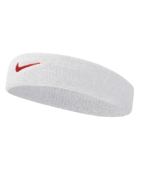 Nike ナイキ の Nike ナイキ スウッシュヘッドバンド Bn1003 011ホワイト Bレッド ヘアバンド Sciaky