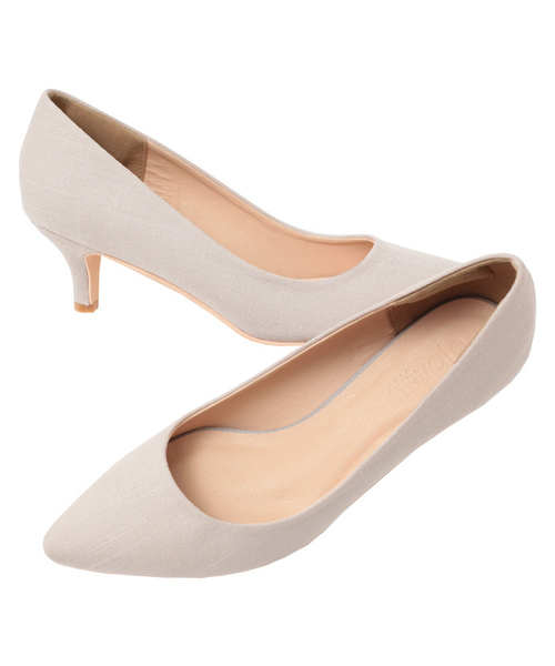 titivate（ティティベイト）の「6cmﾋｰﾙﾎﾟｲﾝﾃｯﾄﾞﾄｩｶﾗｰﾊﾟﾝﾌﾟｽ（パンプス・レディース・サックスブルー/ライトピンク/ライトグレー・S/L/M/LL）」の2枚目の写真