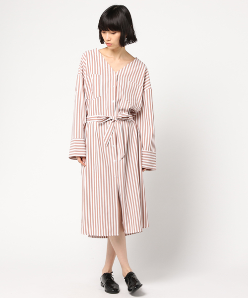 Eldia'lu（エルディアル）の「2wayストライプロングワンピース（ワンピース・レディース・ピンク/グリーン・MEDIUM）」の18枚目の写真