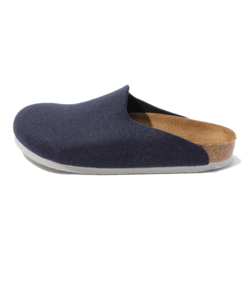 BIRKENSTOCK（ビルケンシュトック）の「【ルームシューズシリーズ】AMSTERDAM/アムステルダム　ダークブルー (WOMEN)（ルームシューズ/スリッパ・レディース・ダークブルー・35/36/37/38/39/40/41/42/43/44/45/46）」の2枚目の写真