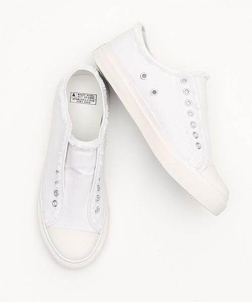 coen(コーエン)の「キャンバススリッポンスニーカー(メンズ)(スリッポン・メンズ・ホワイト/ブラック・MEDIUM/LARGE/SMALL)」の13枚目の写真