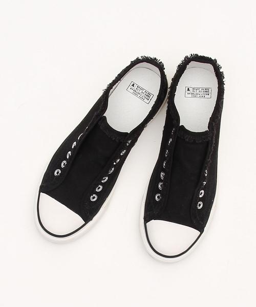 coen(コーエン)の「キャンバススリッポンスニーカー(メンズ)(スリッポン・メンズ・ホワイト/ブラック・MEDIUM/LARGE/SMALL)」の14枚目の写真