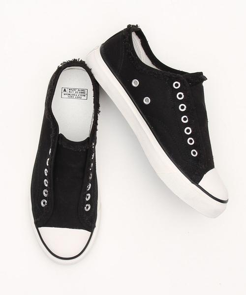 coen(コーエン)の「キャンバススリッポンスニーカー(メンズ)(スリッポン・メンズ・ホワイト/ブラック・MEDIUM/LARGE/SMALL)」の16枚目の写真