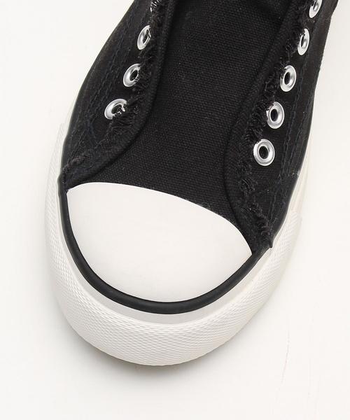 coen(コーエン)の「キャンバススリッポンスニーカー(メンズ)(スリッポン・メンズ・ホワイト/ブラック・MEDIUM/LARGE/SMALL)」の8枚目の写真