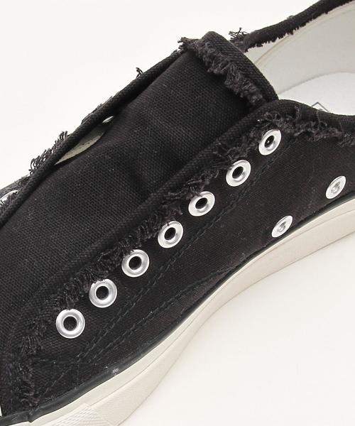 coen(コーエン)の「キャンバススリッポンスニーカー(メンズ)(スリッポン・メンズ・ホワイト/ブラック・MEDIUM/LARGE/SMALL)」の9枚目の写真