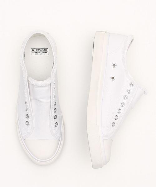 coen(コーエン)の「キャンバススリッポンスニーカー(メンズ)(スリッポン・メンズ・ホワイト/ブラック・MEDIUM/LARGE/SMALL)」の17枚目の写真