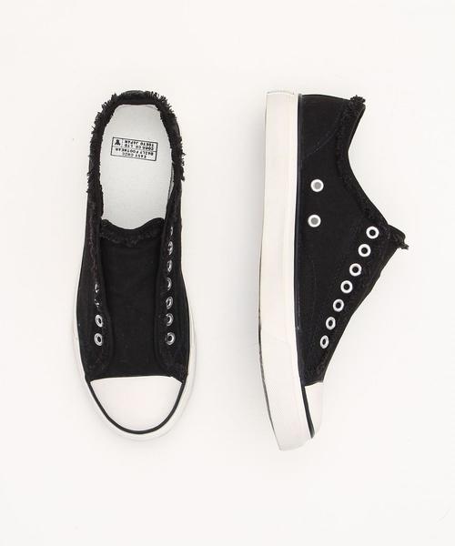 coen(コーエン)の「キャンバススリッポンスニーカー(メンズ)(スリッポン・メンズ・ホワイト/ブラック・MEDIUM/LARGE/SMALL)」の18枚目の写真