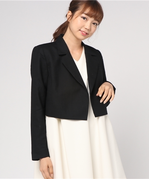 SLY（スライ）の「WOOL SHORT JK（その他アウター・レディース・ブラック/マルチ・1/2）」の9枚目の写真