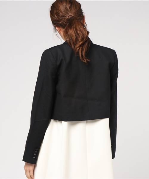 SLY（スライ）の「WOOL SHORT JK（その他アウター・レディース・ブラック/マルチ・1/2）」の6枚目の写真