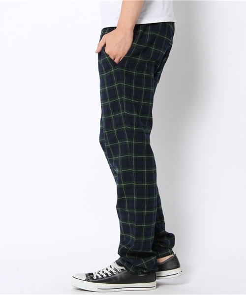 WEGO（ウィゴー）の「タータンチェックスラックス（チノパンツ・メンズ・グリーン/レッド・MEDIUM/LARGE）」の3枚目の写真