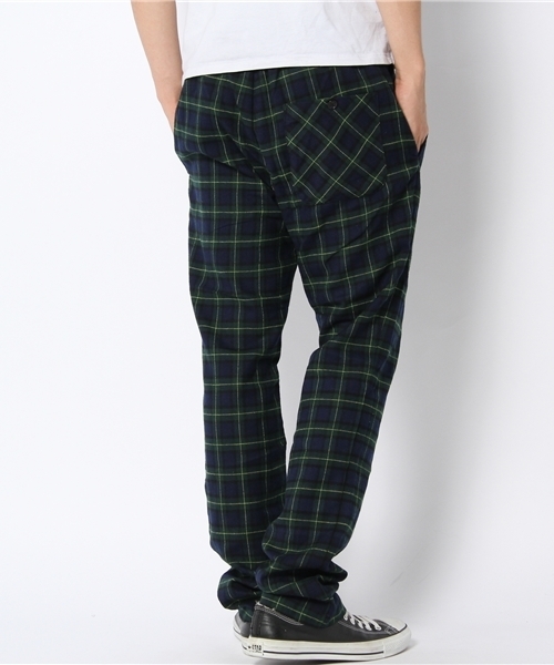 WEGO（ウィゴー）の「タータンチェックスラックス（チノパンツ・メンズ・グリーン/レッド・MEDIUM/LARGE）」の4枚目の写真