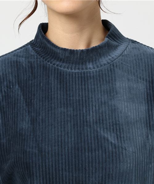 WEGO（ウィゴー）の「WEGO/カットコールハイネックボリュームプルオーバー（スウェット・レディース・ダークグリーン/オフホワイト/ブラック/キャメル/ライトピンク・FREE）」の8枚目の写真