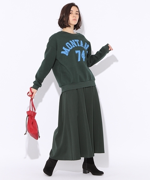 niko and...（ニコアンド）の「TRPUキモウフレアミドルパンツ（その他パンツ・レディース・チャコール/ブラック/キャメル/グリーン・4/3）」の14枚目の写真