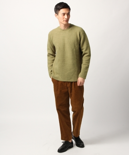 GLOBAL WORK(グローバルワーク)の「ブークレニットクルー/778488(ニット/セーター・メンズ・ライトブルー/ネイビー/ライトベージュ/ライトグリーン/グレー・LARGE/MEDIUM/SMALL/X-LARGE)」の7枚目の写真