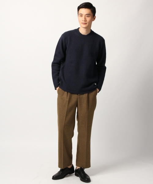 GLOBAL WORK(グローバルワーク)の「ブークレニットクルー/778488(ニット/セーター・メンズ・ライトブルー/ネイビー/ライトベージュ/ライトグリーン/グレー・LARGE/MEDIUM/SMALL/X-LARGE)」の8枚目の写真