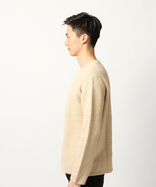 GLOBAL WORK(グローバルワーク)の「ブークレニットクルー/778488(ニット/セーター・メンズ・ライトブルー/ネイビー/ライトベージュ/ライトグリーン/グレー・LARGE/MEDIUM/SMALL/X-LARGE)」の9枚目の写真