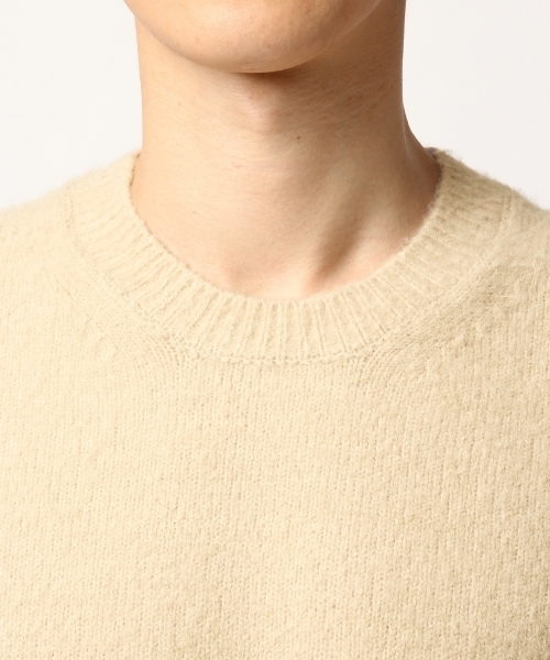 GLOBAL WORK(グローバルワーク)の「ブークレニットクルー/778488(ニット/セーター・メンズ・ライトブルー/ネイビー/ライトベージュ/ライトグリーン/グレー・LARGE/MEDIUM/SMALL/X-LARGE)」の11枚目の写真