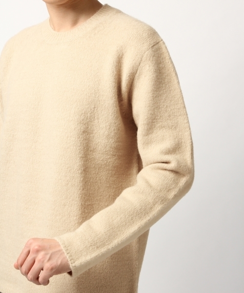 GLOBAL WORK(グローバルワーク)の「ブークレニットクルー/778488(ニット/セーター・メンズ・ライトブルー/ネイビー/ライトベージュ/ライトグリーン/グレー・LARGE/MEDIUM/SMALL/X-LARGE)」の12枚目の写真