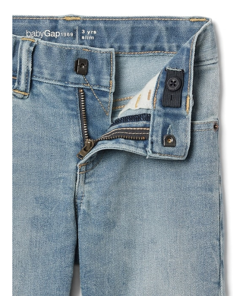 GAP（ギャップ）の「Gap スリムジーンズ（インディストラクティブル）（デニムパンツ・キッズ・インディゴブルー・90cm/110cm/100cm/105cm/95cm/80ｃｍ）」の2枚目の写真