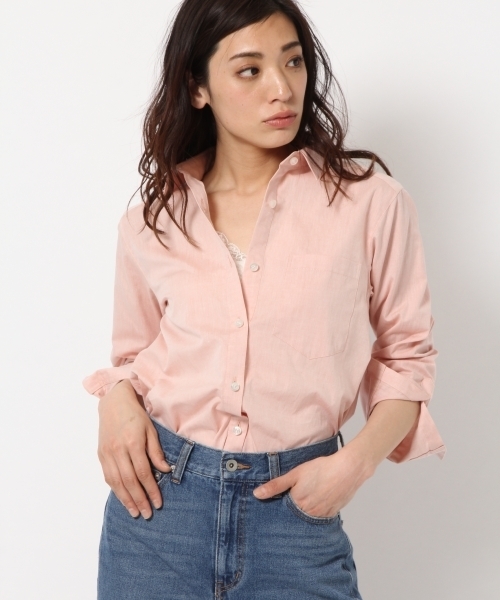 laboratory work（ラボラトリーワーク）の「2wayカシュクールシャツ（シャツ/ブラウス・レディース・ホワイト/ライトグリーン/ネイビー/ライトピンク・MEDIUM）」の4枚目の写真