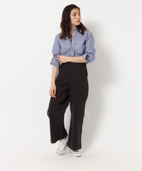 laboratory work（ラボラトリーワーク）の「2wayカシュクールシャツ（シャツ/ブラウス・レディース・ホワイト/ライトグリーン/ネイビー/ライトピンク・MEDIUM）」の6枚目の写真