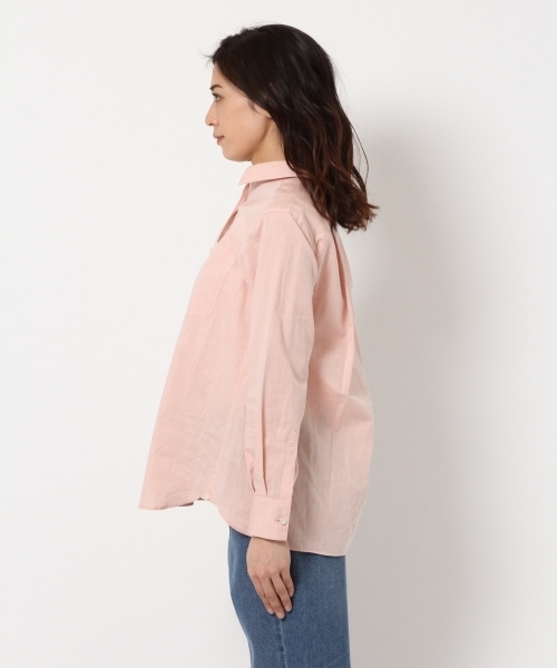 laboratory work（ラボラトリーワーク）の「2wayカシュクールシャツ（シャツ/ブラウス・レディース・ホワイト/ライトグリーン/ネイビー/ライトピンク・MEDIUM）」の10枚目の写真