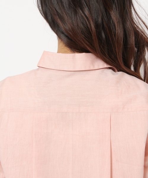 laboratory work（ラボラトリーワーク）の「2wayカシュクールシャツ（シャツ/ブラウス・レディース・ホワイト/ライトグリーン/ネイビー/ライトピンク・MEDIUM）」の12枚目の写真