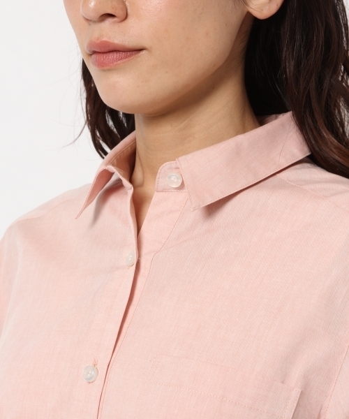 laboratory work（ラボラトリーワーク）の「2wayカシュクールシャツ（シャツ/ブラウス・レディース・ホワイト/ライトグリーン/ネイビー/ライトピンク・MEDIUM）」の13枚目の写真