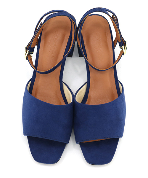 SESTO(セスト)の「チャンキーヒール&スクエアトゥのかかとクロスストラップサンダル(サンダル・レディース・ブルー/ブラック/キャメル/ライトグリーン/シルバー/ドット/ラベンダー/ホワイト/ブラウン/グリーン・M/S/3L/L/LL)」の19枚目の写真
