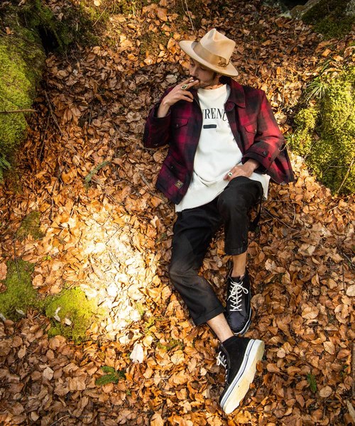 glamb(グラム)の「Richard big sweat / リチャードビッグスウェット(スウェット・メンズ・グレー/ホワイト/レッド/ブラック・1/3/4/2/0)」の17枚目の写真